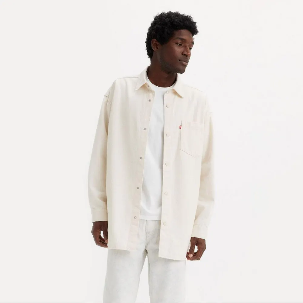 Levis Men's Stone Overshirt detail 2