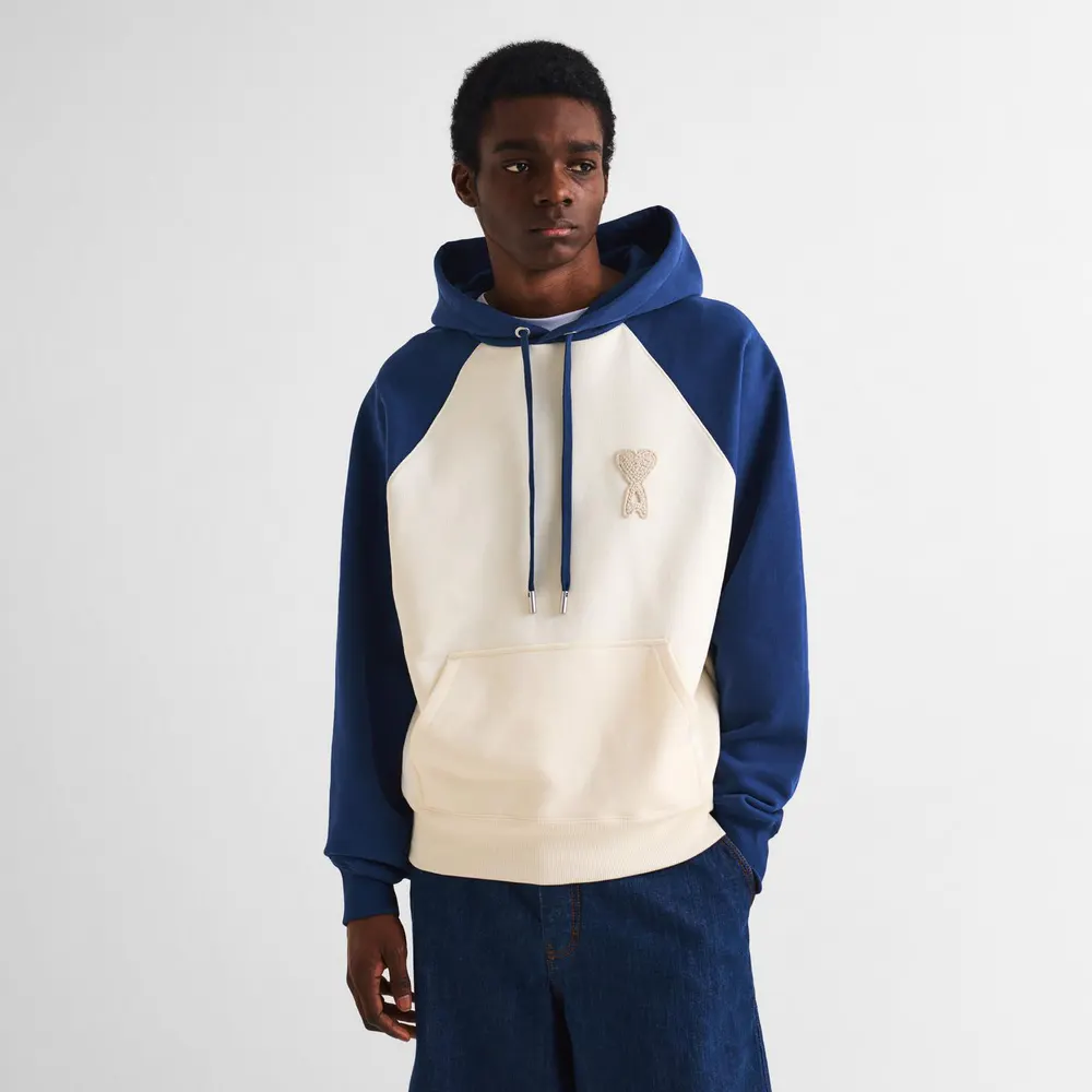 Ami Paris Men's Overhead Hoodie detail 3