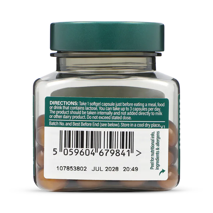 For Him Lactase Enzyme 8125 ALU 60 Capsules, additional product view 3