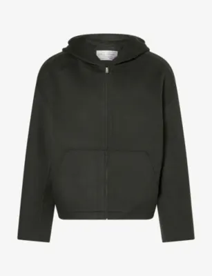 ACNE STUDIOS Doveria Zip-Through Wool Hoody