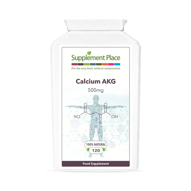 Supplement Place Calcium AKG | 500mg | 120 Capsules