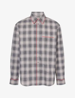 MARNI Classic Check Spread-Collar Cotton Shirt