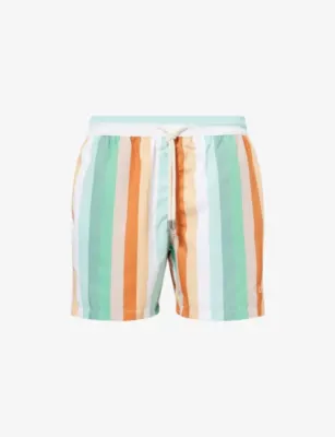 ARRELS BARCELONA Beach Stripe Printed Swim Shorts
