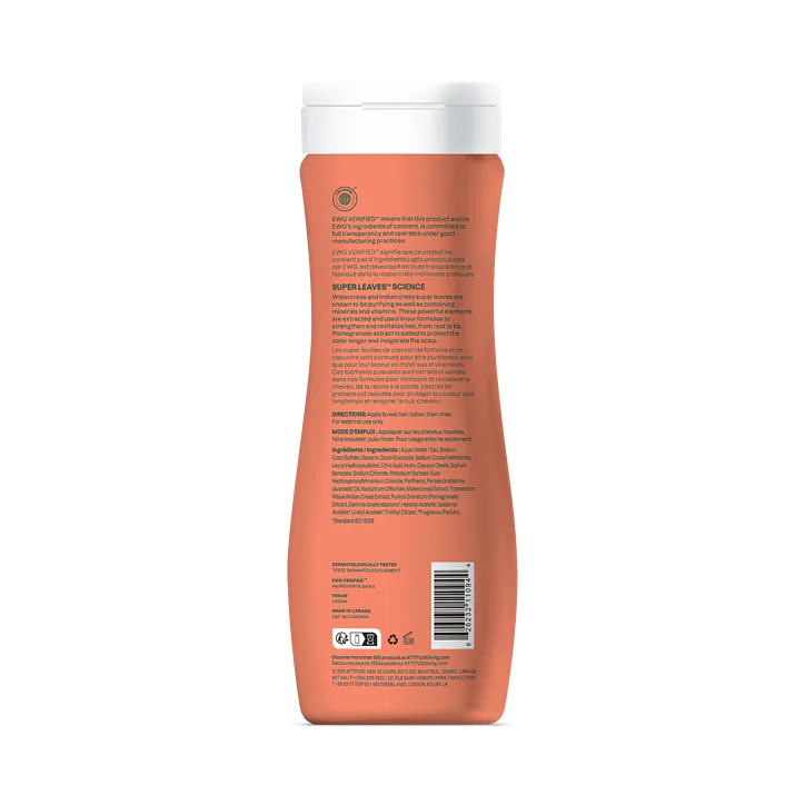 Attitude Colourlast Shampoo Fresh Avocado & Pomegranate detail 2