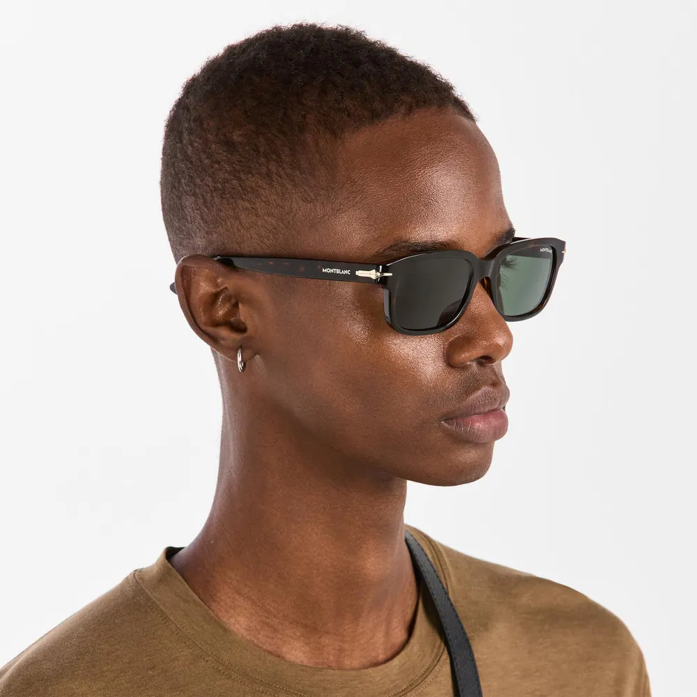 Montblanc Montblanc Mens Rectangle Sunglasses detail 3