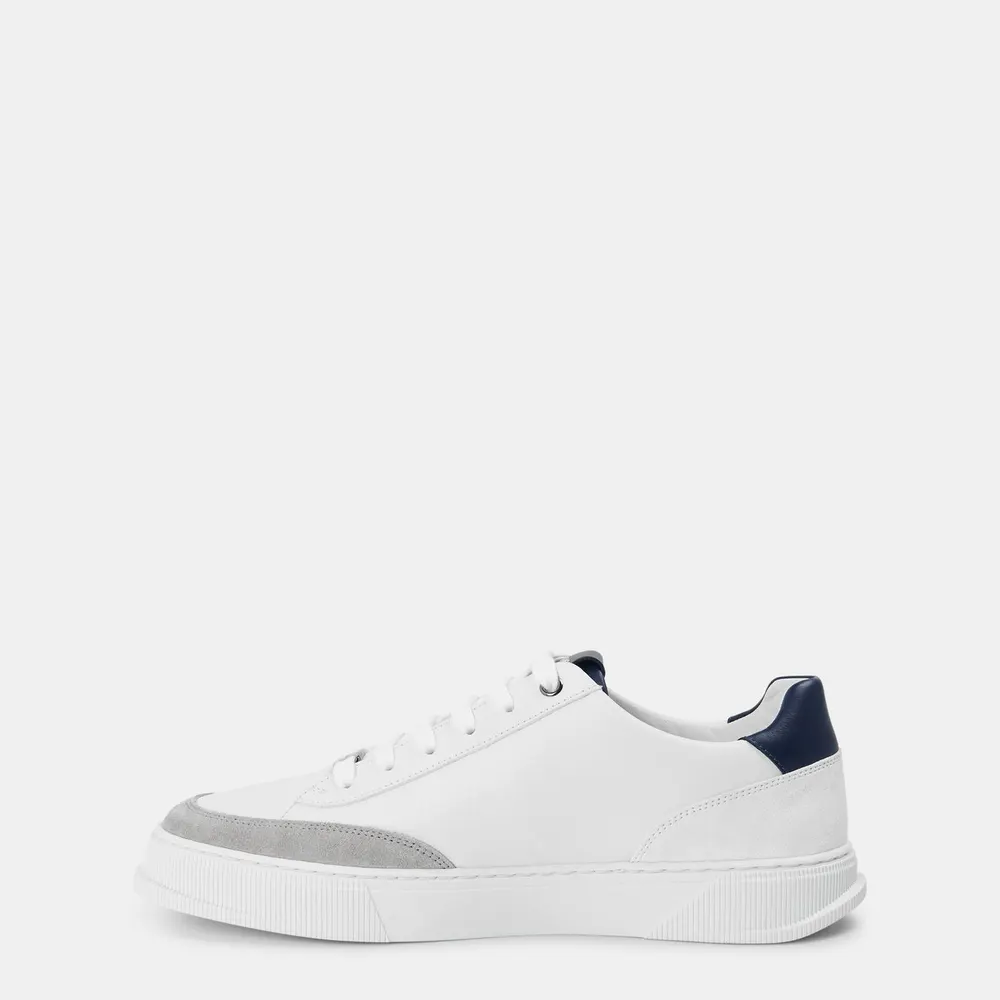 Ferragamo Mens Alaska Low-Top Trainers in Cement, additional product view 2