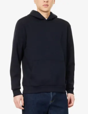 ARNE Interlock Essential Relaxed-Fit Stretch-Woven Hoodie detail 3