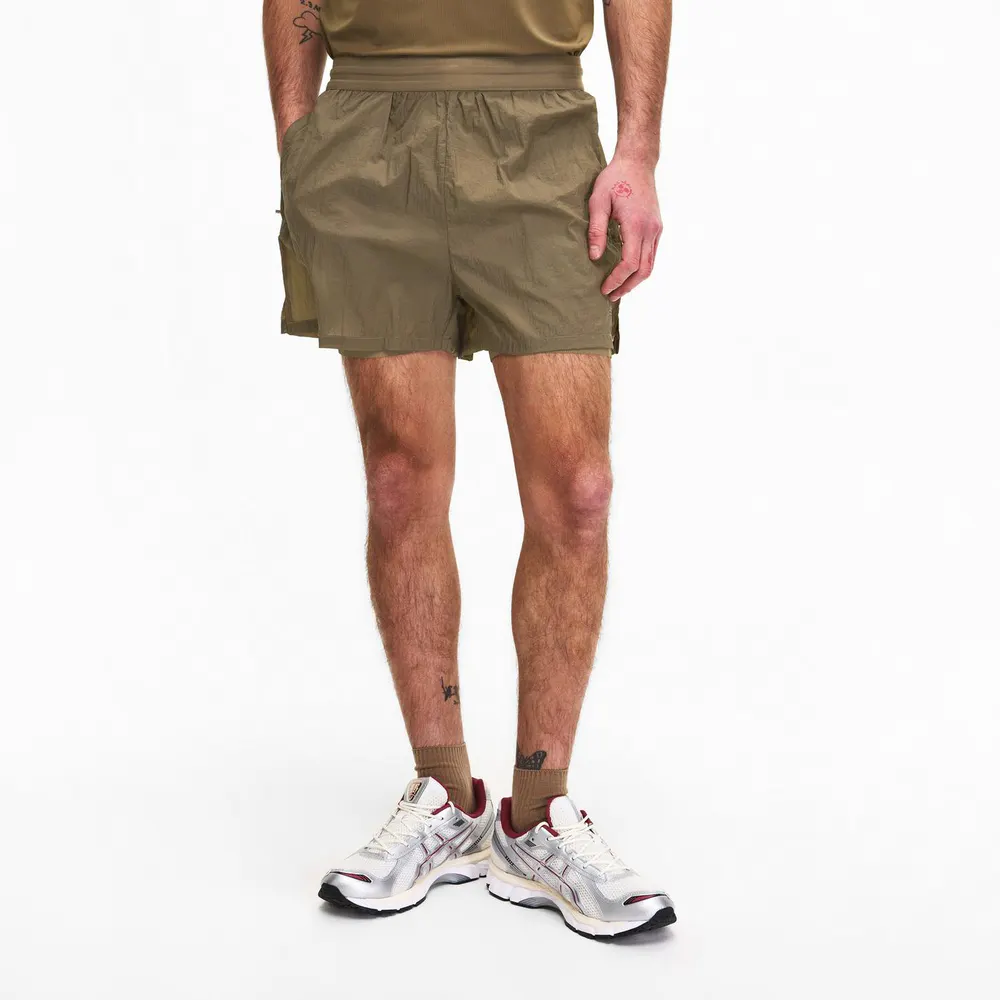 The Couture Club Mens 2-1 Translucent Run Shorts detail 3
