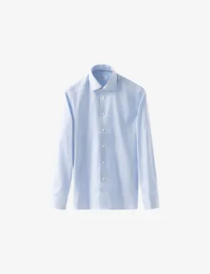 ETON Business Fine Striped Signature Contemporary-Fit Cotton-Twill Shirt