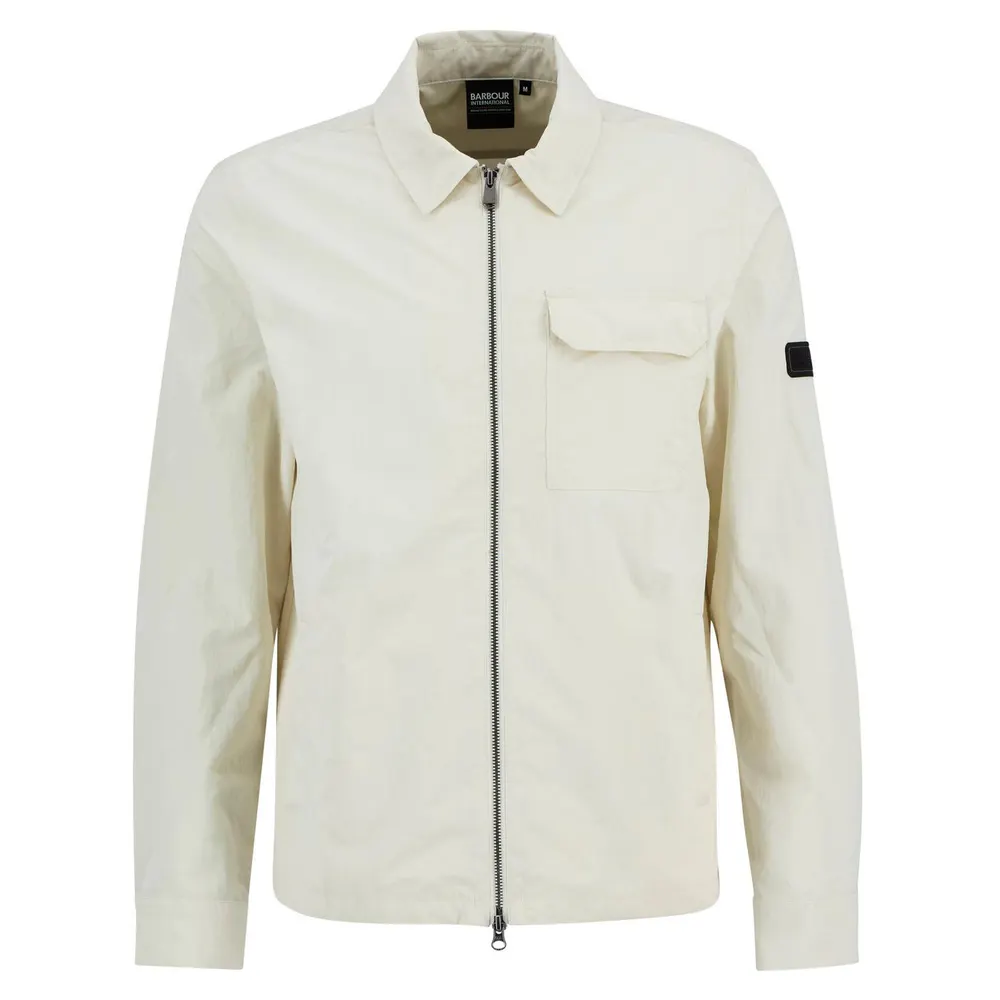 Barbour International Men's Overshirt in Whsper Wht WH32 – Clothing