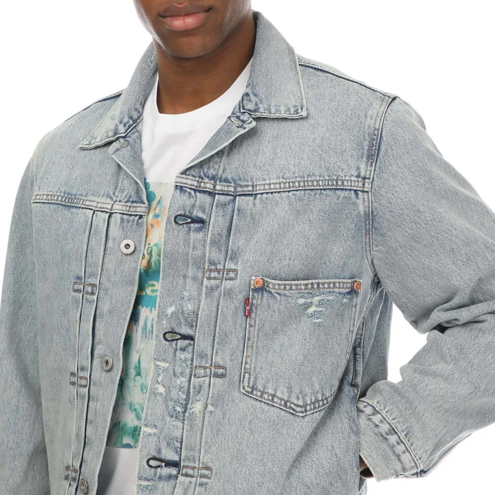 Levis Levis Type I Trucker Z7771 Light Ind Softshell Jacket Mens detail 2