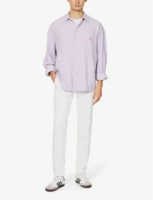 PAIGE Fraser drawstring-waistband slim-fit stretch-woven trousers detail 2
