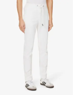 PAIGE Fraser drawstring-waistband slim-fit stretch-woven trousers detail 3