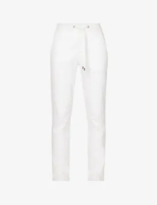 PAIGE Fraser drawstring-waistband slim-fit stretch-woven trousers
