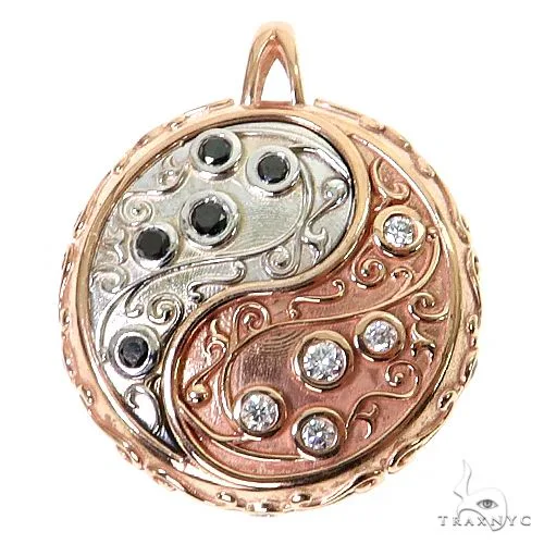 RINA - For Him CUSTOM 2 Tone Gold Yin Yang For Him Pendant 68686 – Pendant