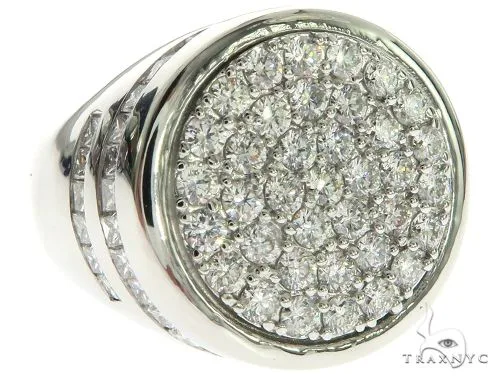 RINA - For Him FACTORY 14K White Gold Prong Channel Diamond Ring 63581 in Rose Gold / 9 – Ring