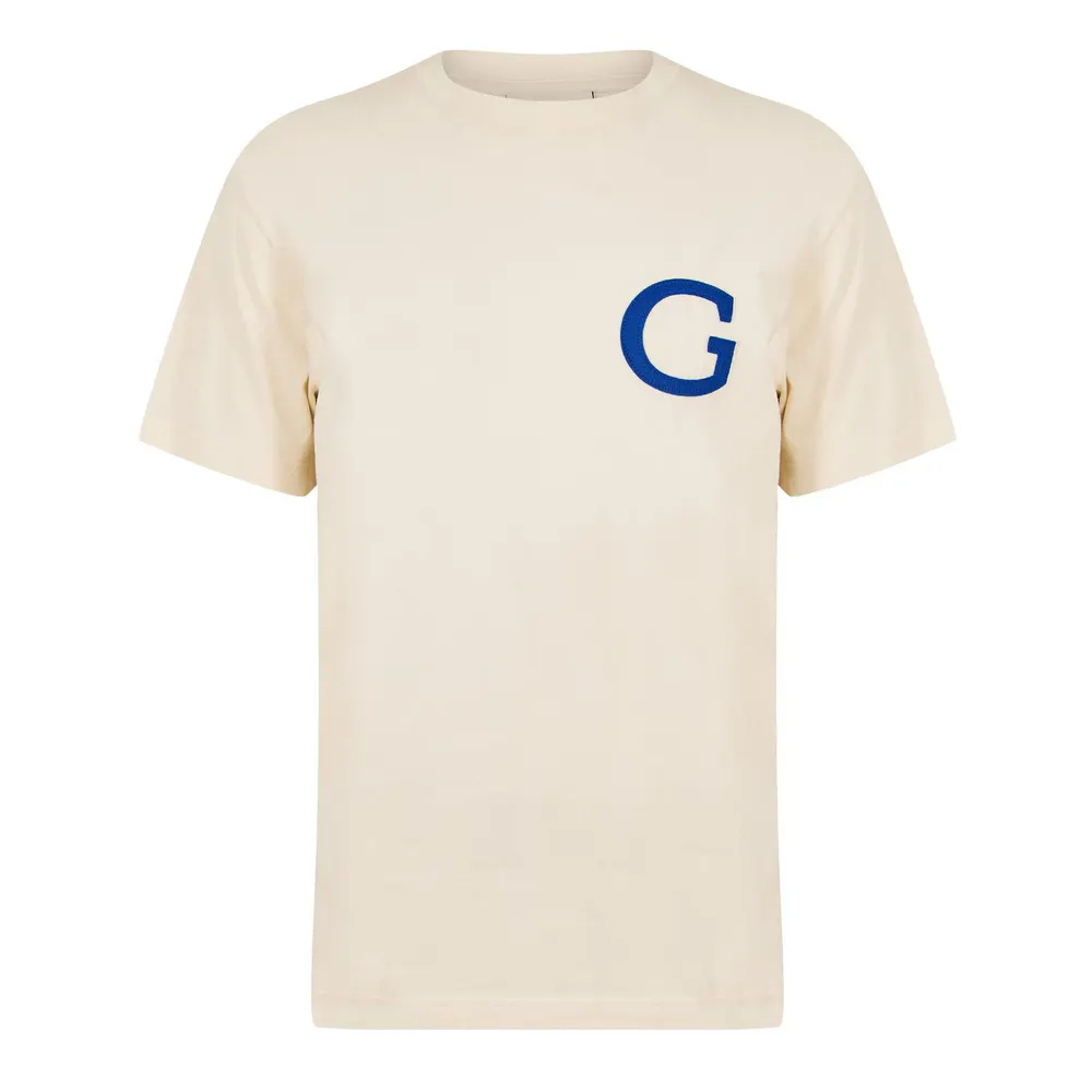 Gant Men's Oversized T-Shirt in Cream White 119 – Clothing