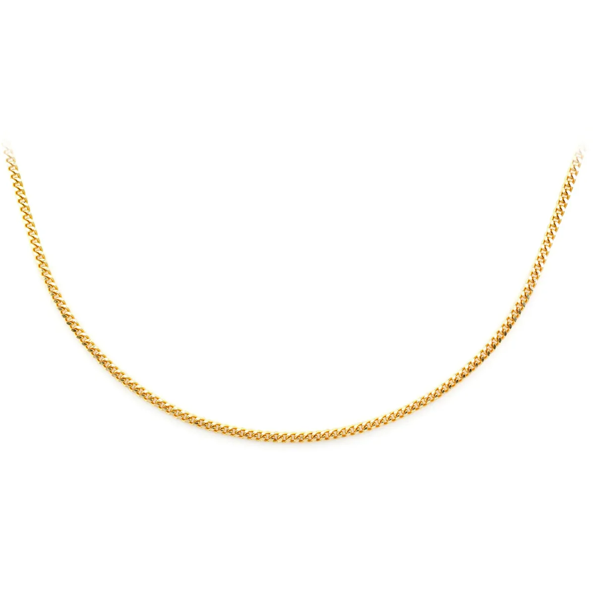 For Him Miami Cuban Gold Chain in 1mm / Rose Gold / 16" – Chain