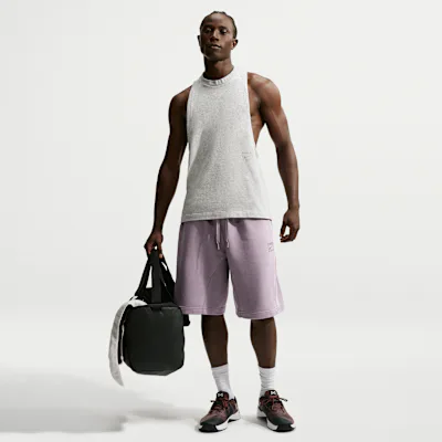 Nike N.A.C. Men's Dri-FIT Fleece Training Shorts - Purple Smoke/Purple Smoke