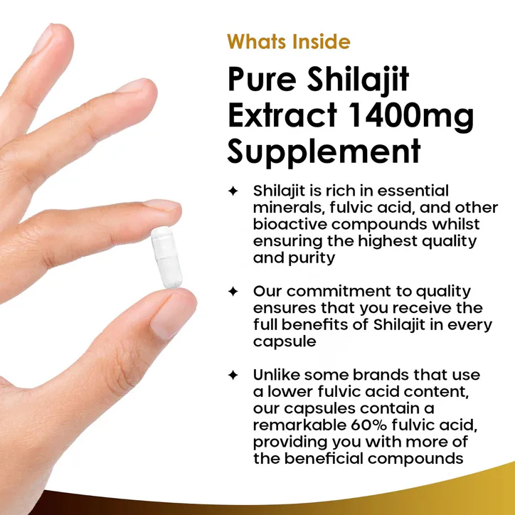 New Leaf Products Shilajit Capsules 360 capsules detail 2