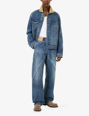 JW ANDERSON Twisted Workwear Denim Jeans detail 2