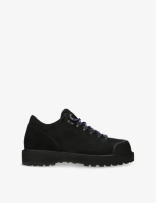 DIEMME Cornaro Gomma Low-Top Suede Boots - EUR 41 / 7 UK MEN in BLACK – Mens | Boots | Lace up | Casual
