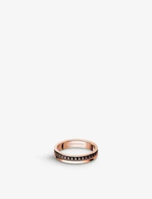 BOUCHERON Quatre Classique 18ct pink-gold wedding band - 53mm – Mens | Jewellery | Rings