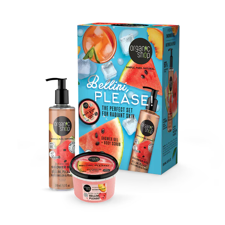 Organic Shop Bellini, Please! Body Care Gift Set 280ml/100ml