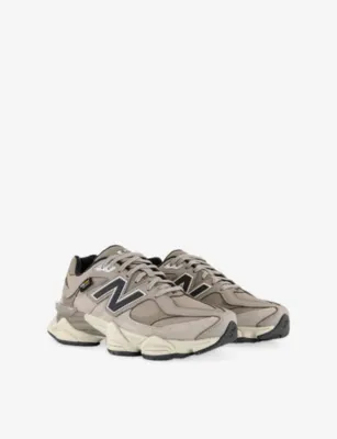 NEW BALANCE 9060 Suede and Mesh Low-Top Trainers - 6.5 detail 3