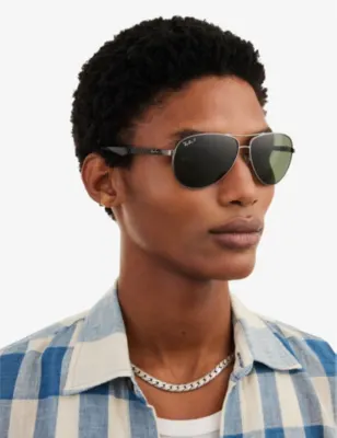 RAY-BAN RB8313 Tech aviator sunglasses in GUNMETAL, additional product view 2