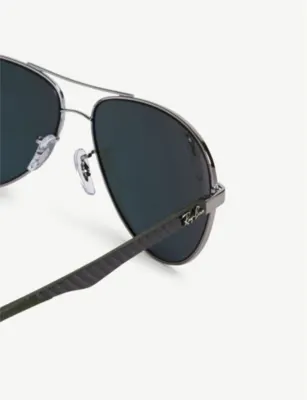 RAY-BAN RB8313 Tech aviator sunglasses in GUNMETAL, additional product view 3