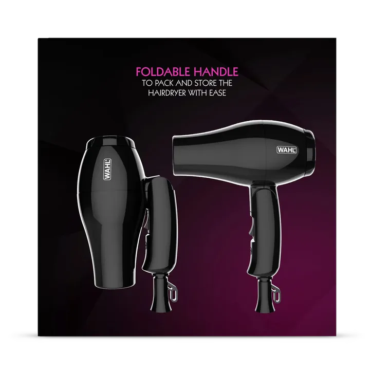 WAHL ZX982 Travel Hair Dryer Black detail 2