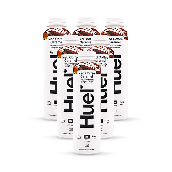 Huel 100% Nutritionally Complete Meal Iced Coffee Caramel 6 x 500ml