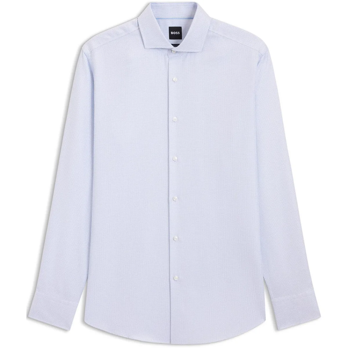 Boss Men's Long Sleeve Patterned Shirt