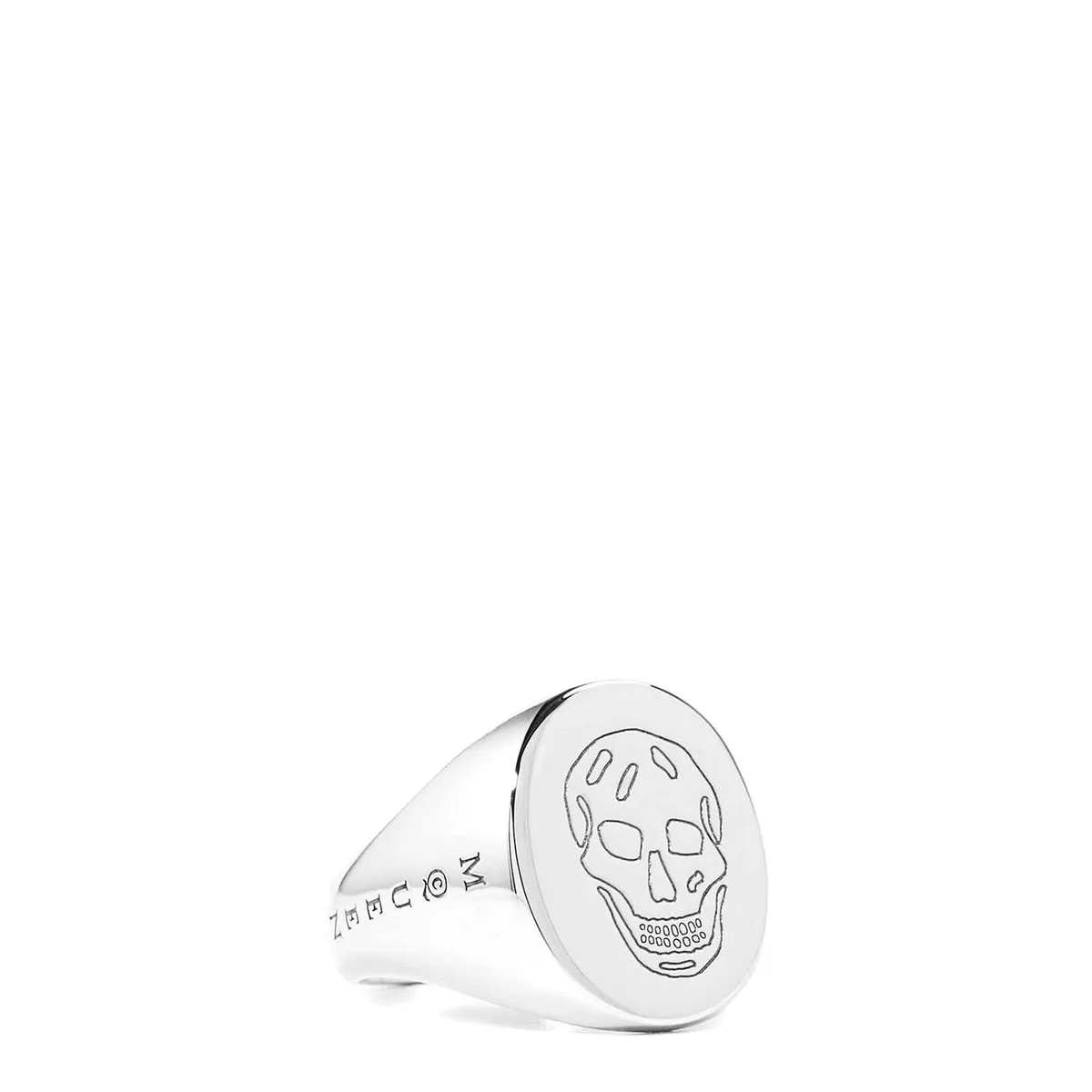 Alexander McQueen Men's Alex Skull Metal Signet Ring