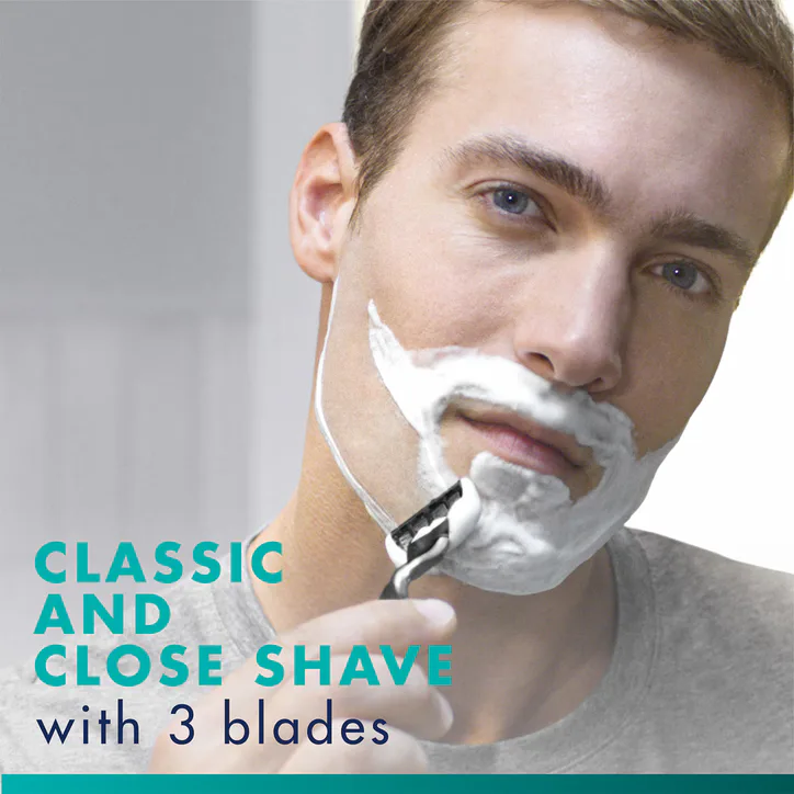 Gillette Mach3 Razor Refills for Men, 8 Razor Blade Refills detail 3