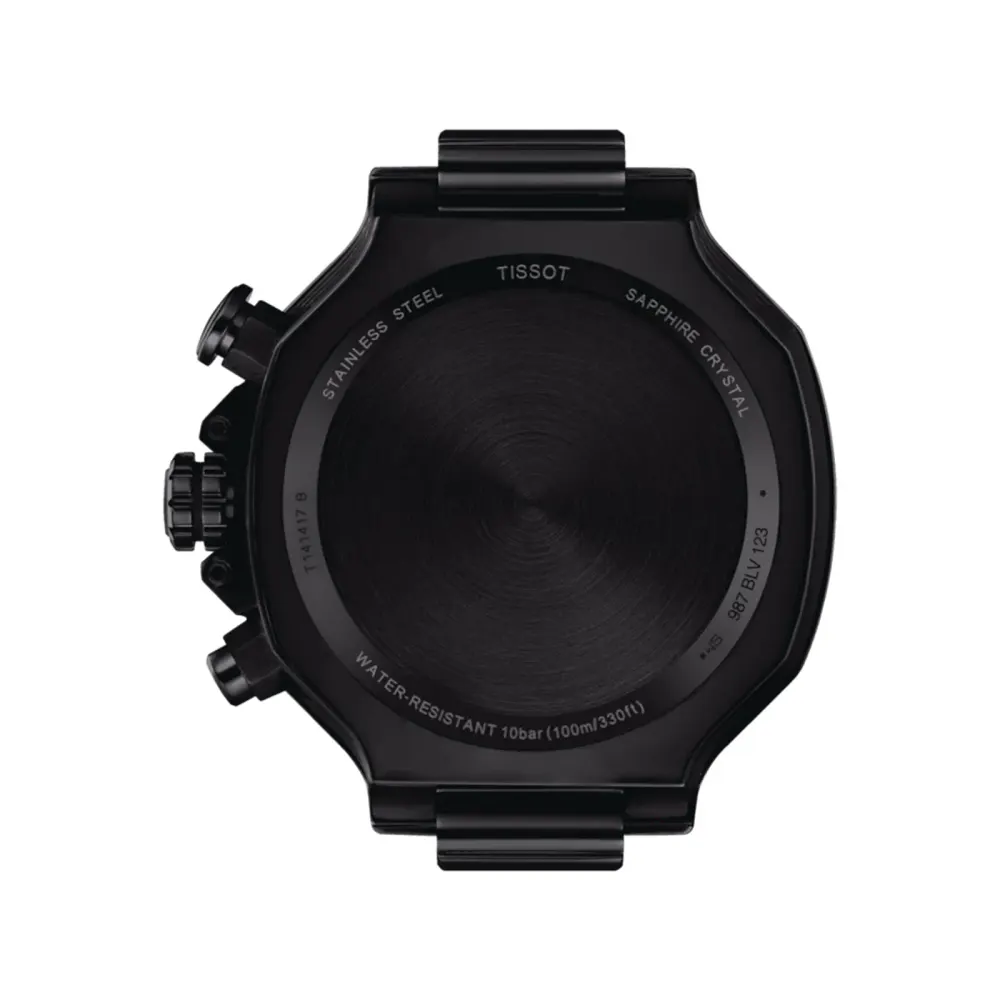 Tissot T-Race Quartz Chronograph 45mm Mens Watch Black in Black, additional product view 3