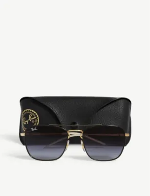 RAY-BAN Rb3588 square-frame sunglasses detail 2