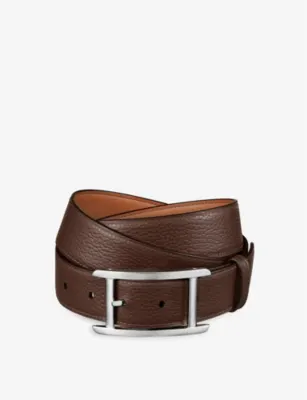 CARTIER Tank de Cartier reversible leather belt