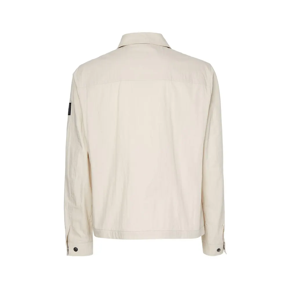 Calvin Klein Men's Lifestyle Cotton Long Sleeve Overshirt detail 2