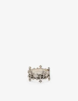 EMANUELE BICOCCHI Avelli Cross sterling silver ring - T detail 3
