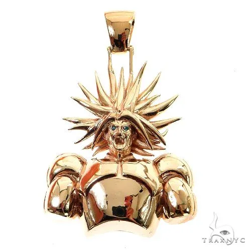 RINA - For Him CUSTOM Dragon Ball Z Broly Pendant 68927 in Rose Gold – Pendant