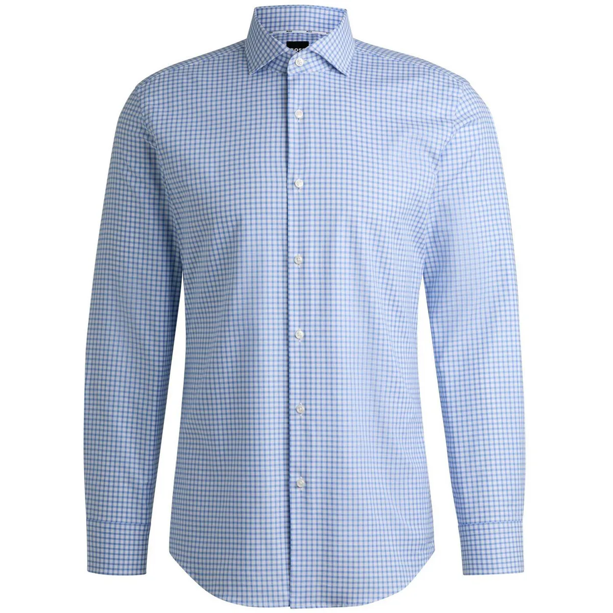 Boss Men's H-HANK Long Sleeve Spread Collar Shirt