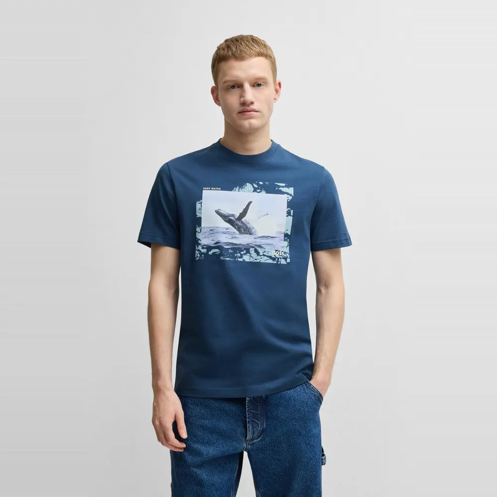 Boss Men's Dunetrace Regular Fit T-Shirt detail 2