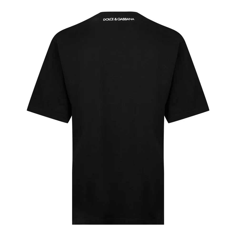 Dolce and Gabbana Men's Box Logo T-Shirt detail 2