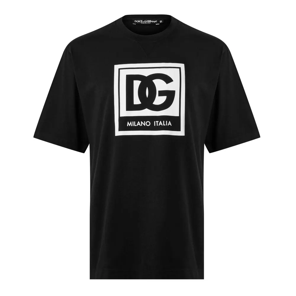 Dolce and Gabbana Men's Box Logo T-Shirt