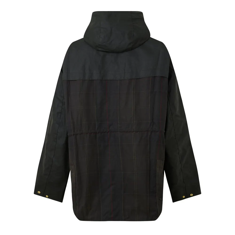 Barbour Men's Icons Durham Hooded Wax Jacket detail 2