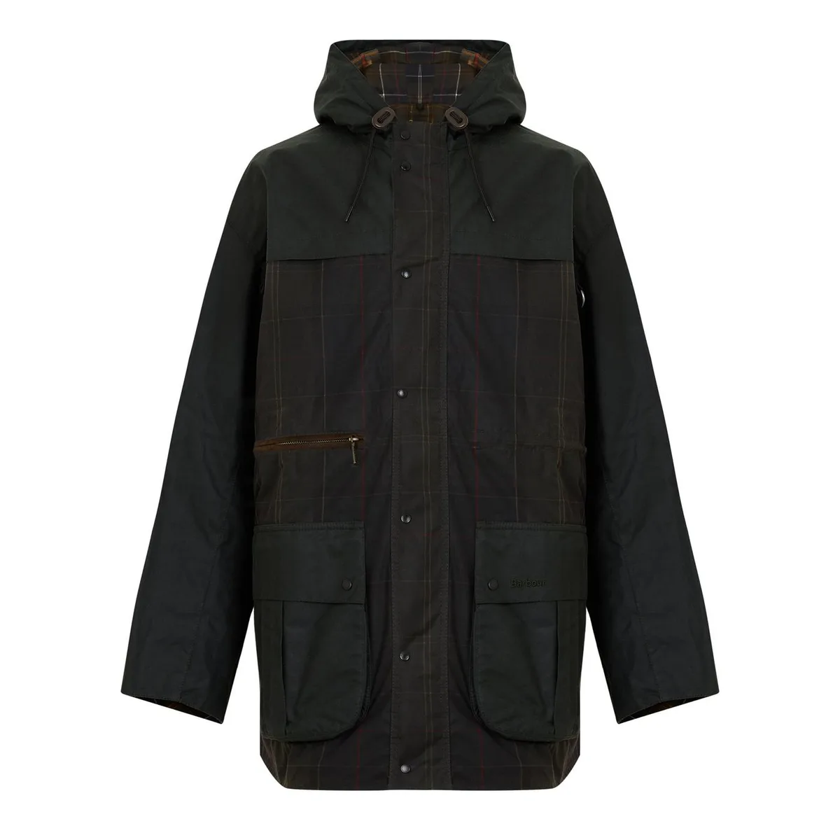 Barbour Men's Icons Durham Hooded Wax Jacket