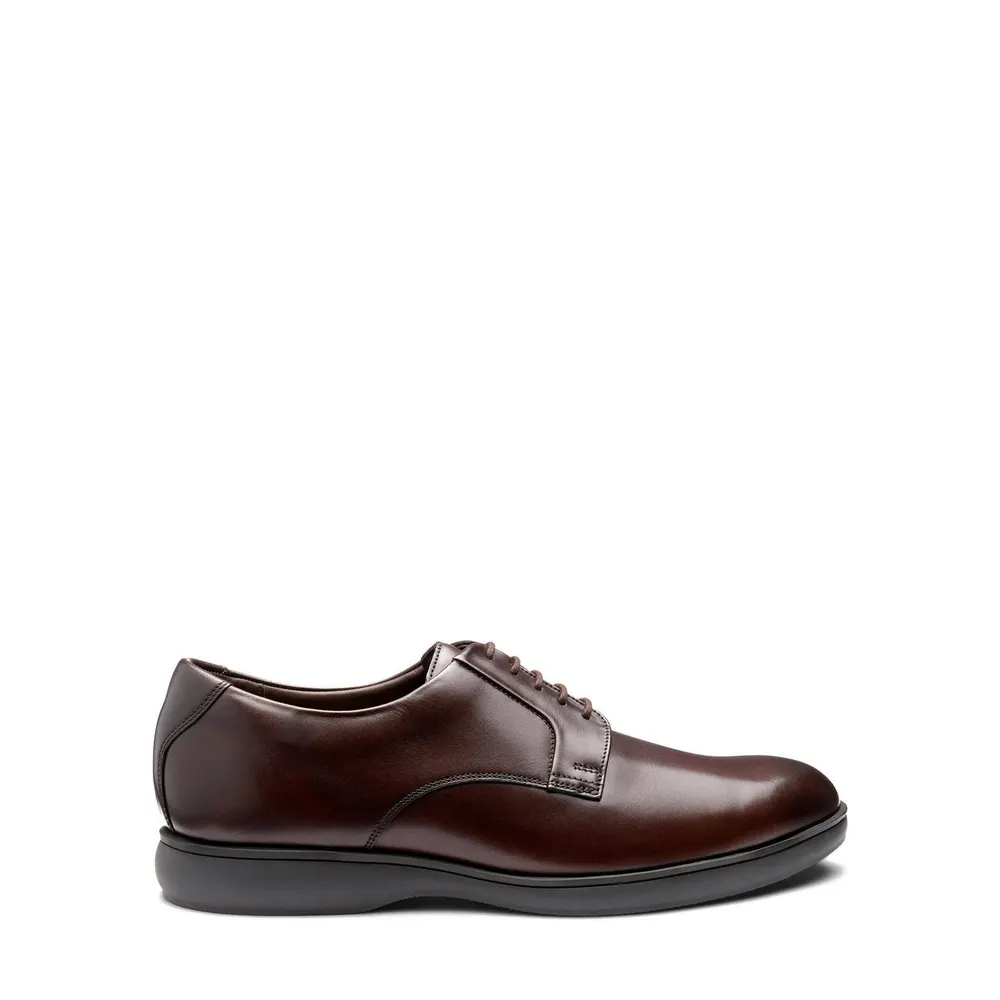 Loake Men's Irwin Derby Shoes in Dk Brown – Footwear
