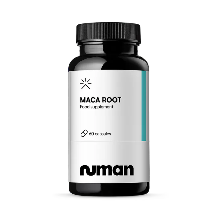 Numan Maca Root Capsules - 2500mg | 10:1 Peruvian Maca Root Extract for Men | Natural Botanical Support | Used by the Ancient Inca | Vegan, Made in the UK, 1M of Supply